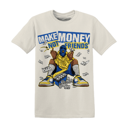Low OG Canary TVSC 1s T Shirt Match Make Money Not Friends - NastyJamz