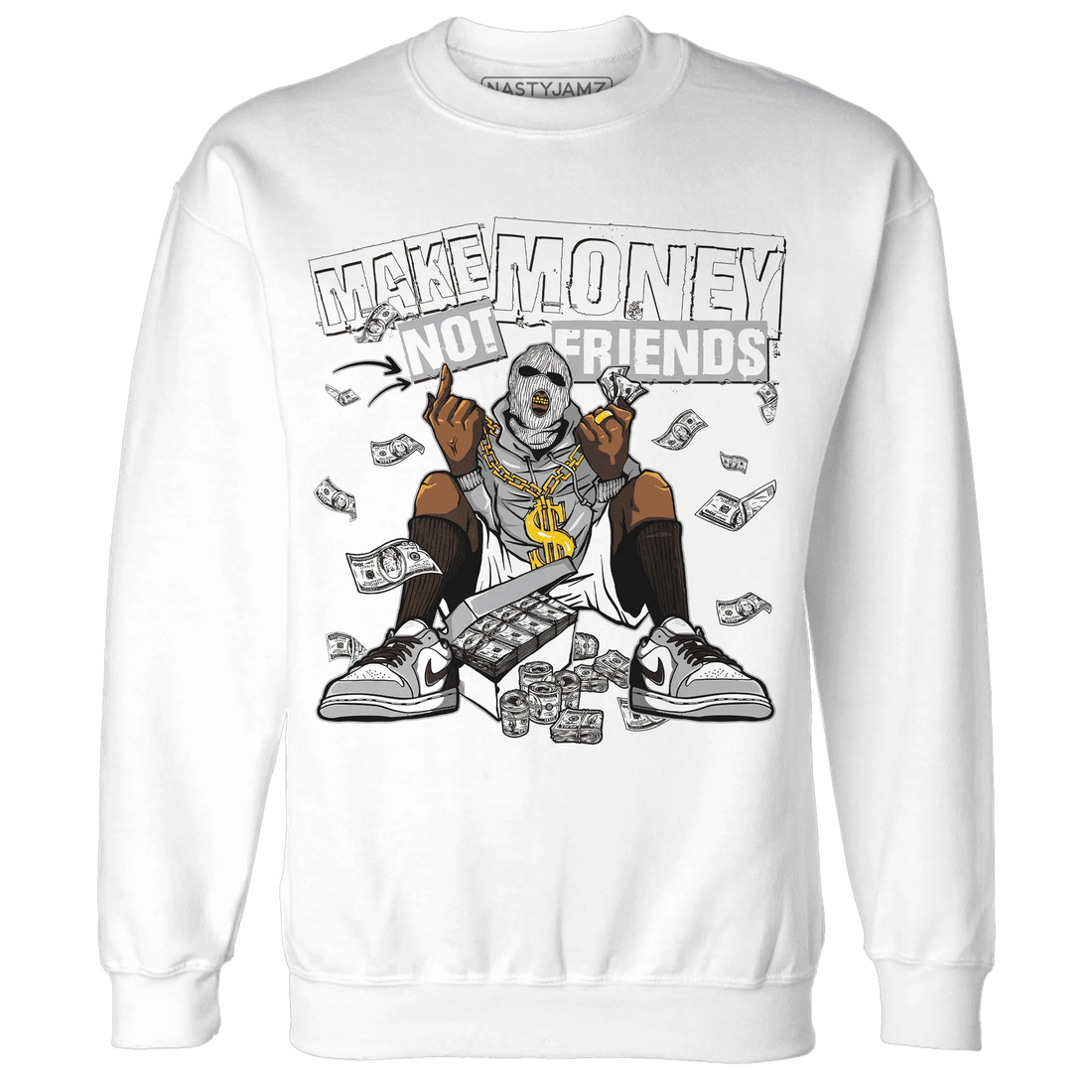Wolf-Grey-1s-Sweatshirt-Match-Make-Money-Not-Friends