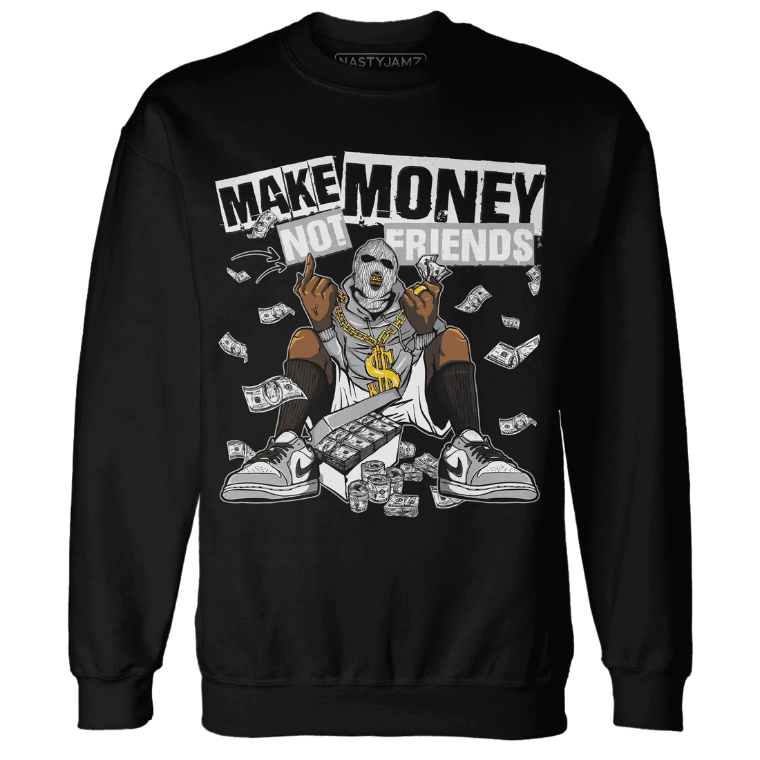 Wolf-Grey-1s-Sweatshirt-Match-Make-Money-Not-Friends