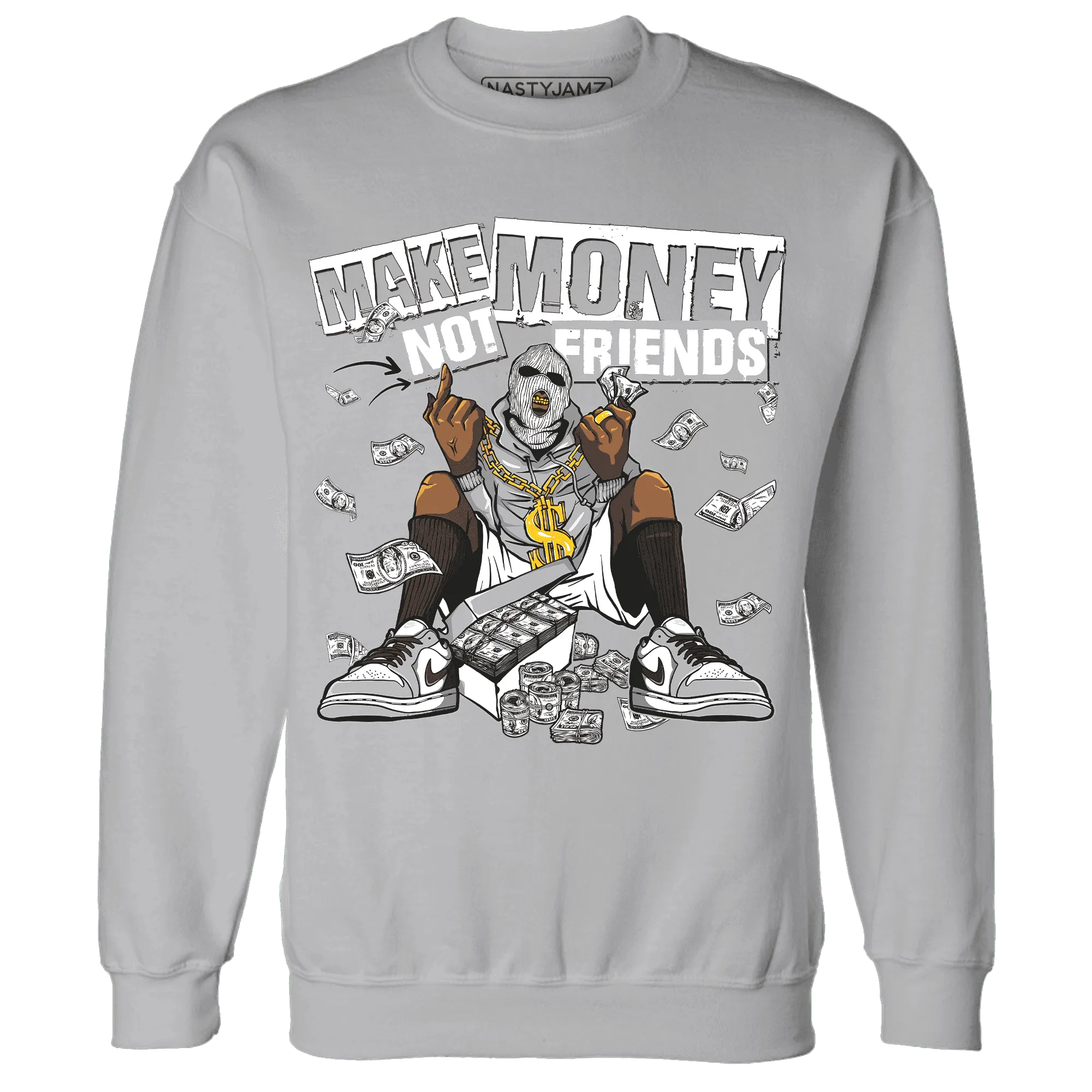 Wolf-Grey-1s-Sweatshirt-Match-Make-Money-Not-Friends
