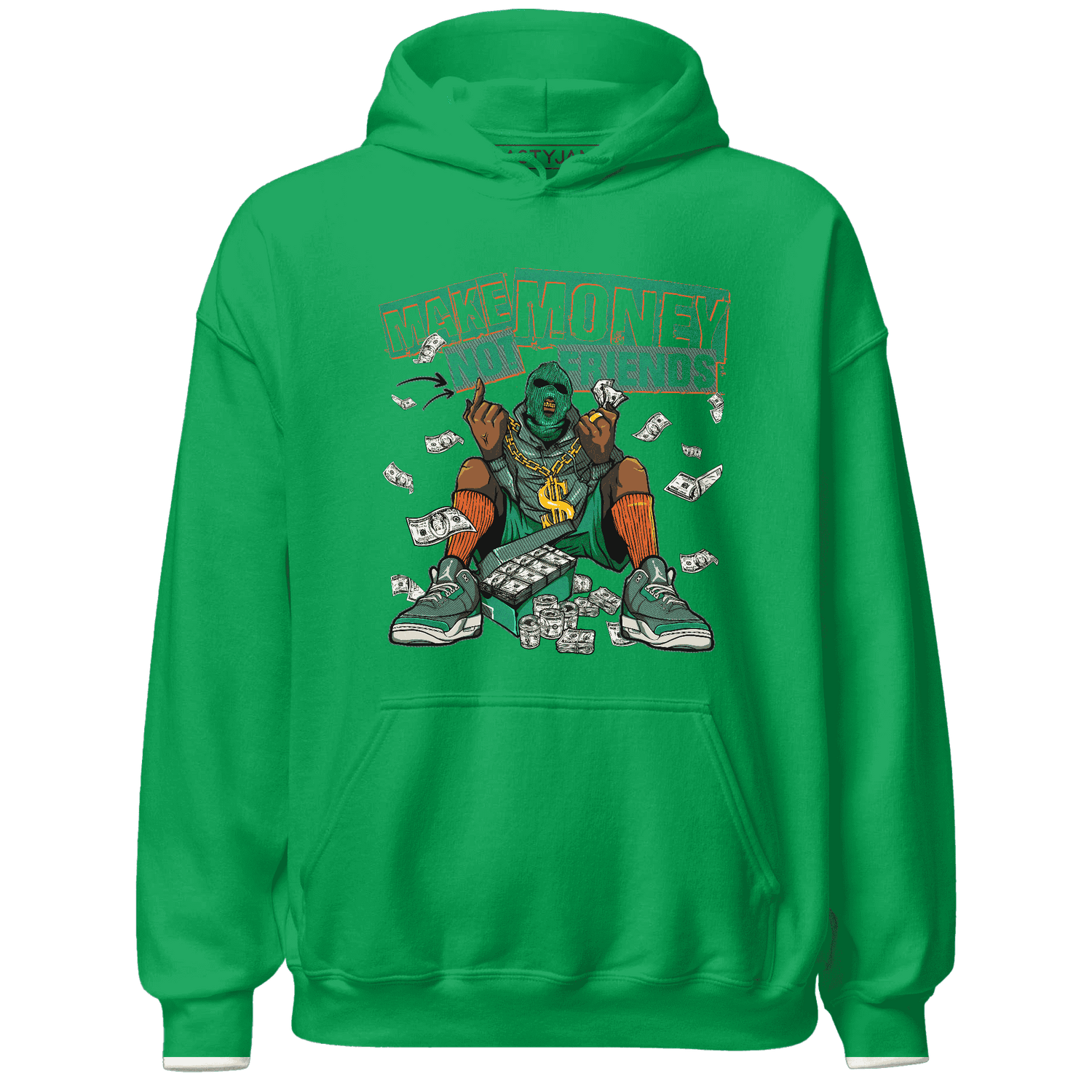Nina CN Abney 3s Hoodie Match Make Money Not Friends - NastyJamz