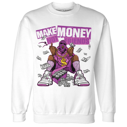 GS Hyper Violet 4s Sweatshirt Match Make Money Not Friends - NastyJamz