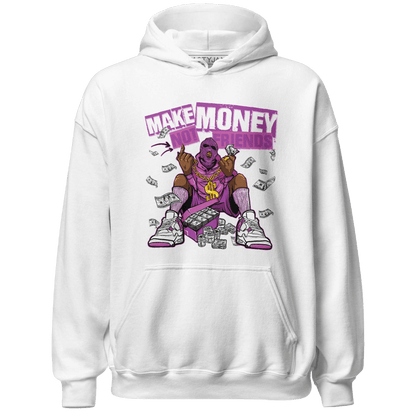 GS Hyper Violet 4s Hoodie Match Make Money Not Friends - NastyJamz