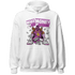 GS Hyper Violet 4s Hoodie Match Make Money Not Friends - NastyJamz