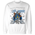 Industrial Blue 4s Sweatshirt Match Make Money Not Friends - NastyJamz