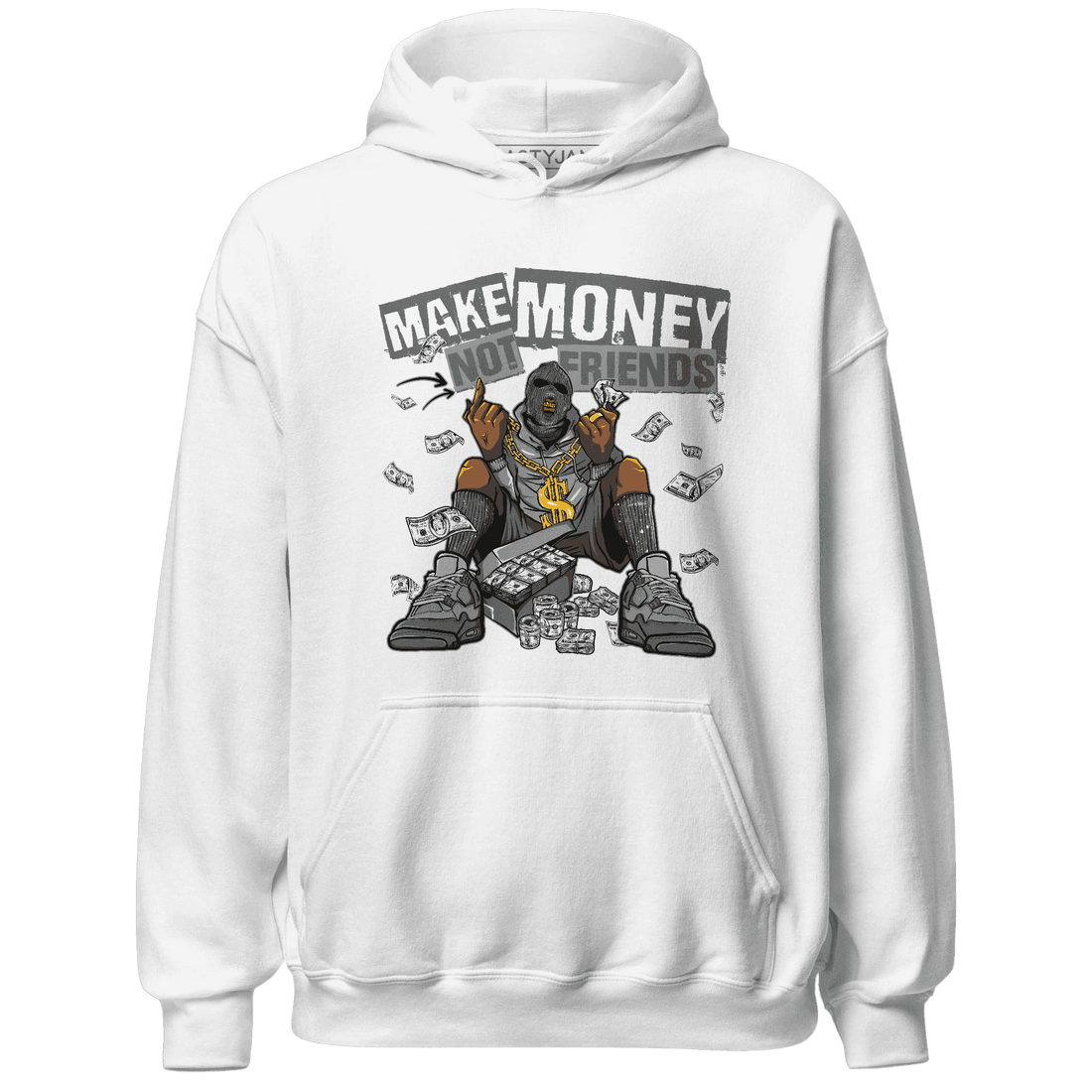 Paris Olympicsss 4s Hoodie Match Make Money Not Friends - NastyJamz