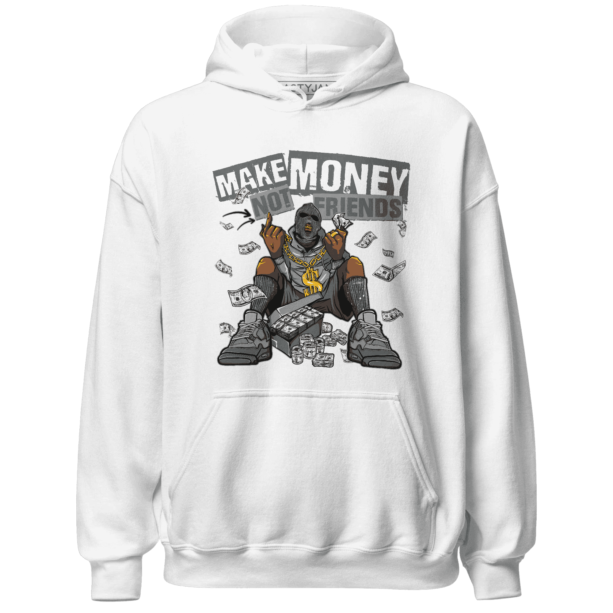 Paris Olympicsss 4s Hoodie Match Make Money Not Friends - NastyJamz