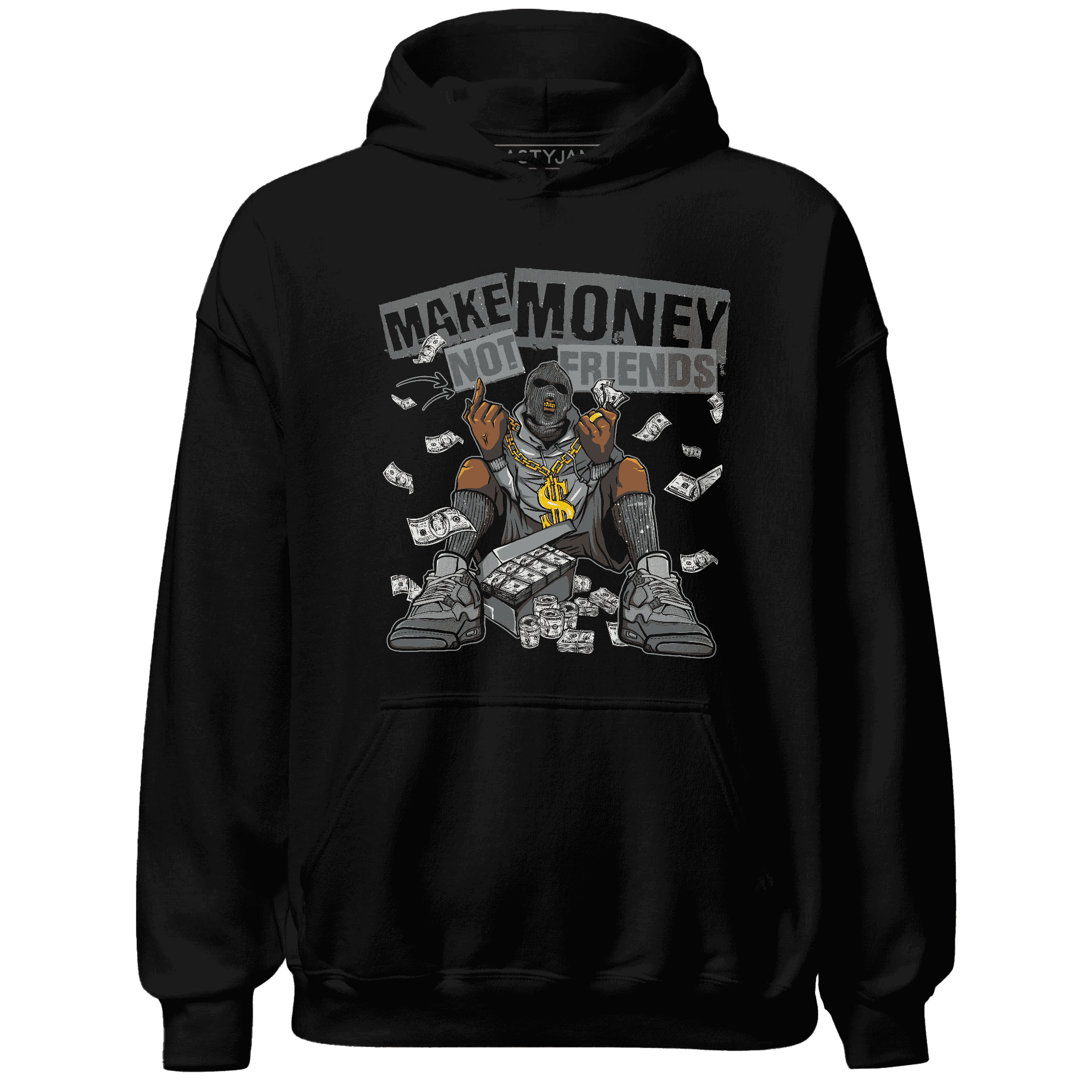 Paris Olympicsss 4s Hoodie Match Make Money Not Friends - NastyJamz