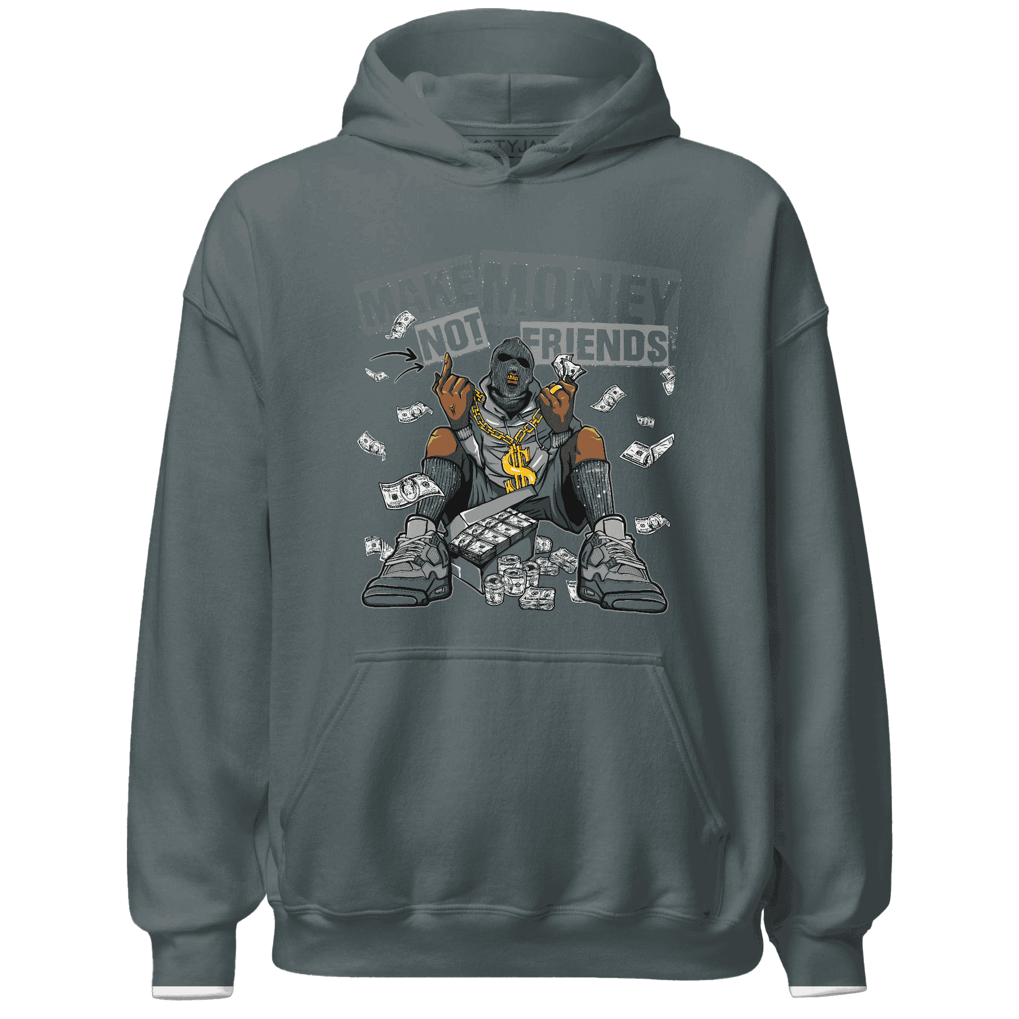 Paris Olympicsss 4s Hoodie Match Make Money Not Friends - NastyJamz