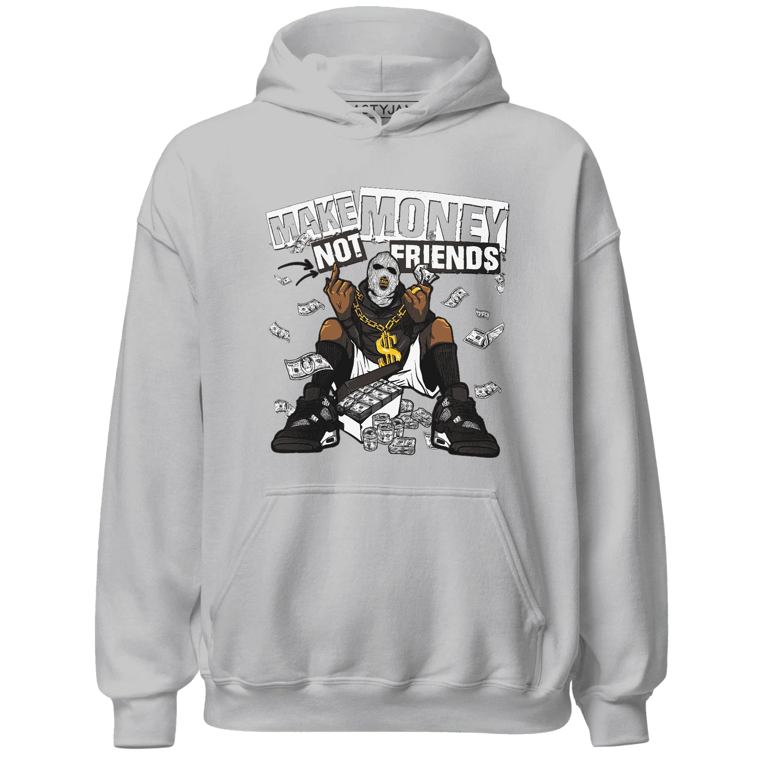 White-Thunder-4s-Hoodie-Match-Make-Money-Not-Friends