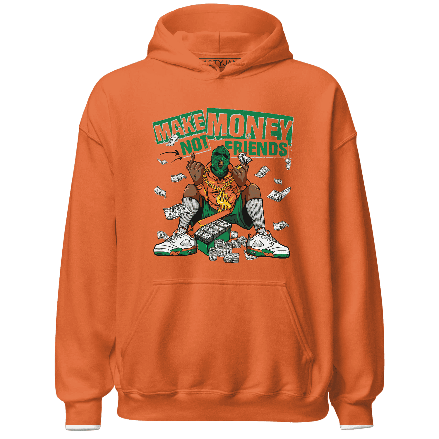 MAM Hurricanes 5s Hoodie Match Make Money Not Friends - NastyJamz