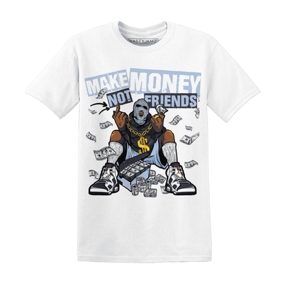 White-Navy-6s-T-Shirt-Match-Make-Money-Not-Friends
