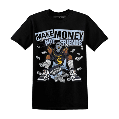 White-Navy-6s-T-Shirt-Match-Make-Money-Not-Friends