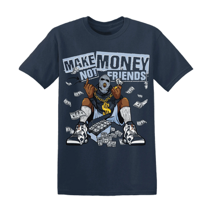 White-Navy-6s-T-Shirt-Match-Make-Money-Not-Friends