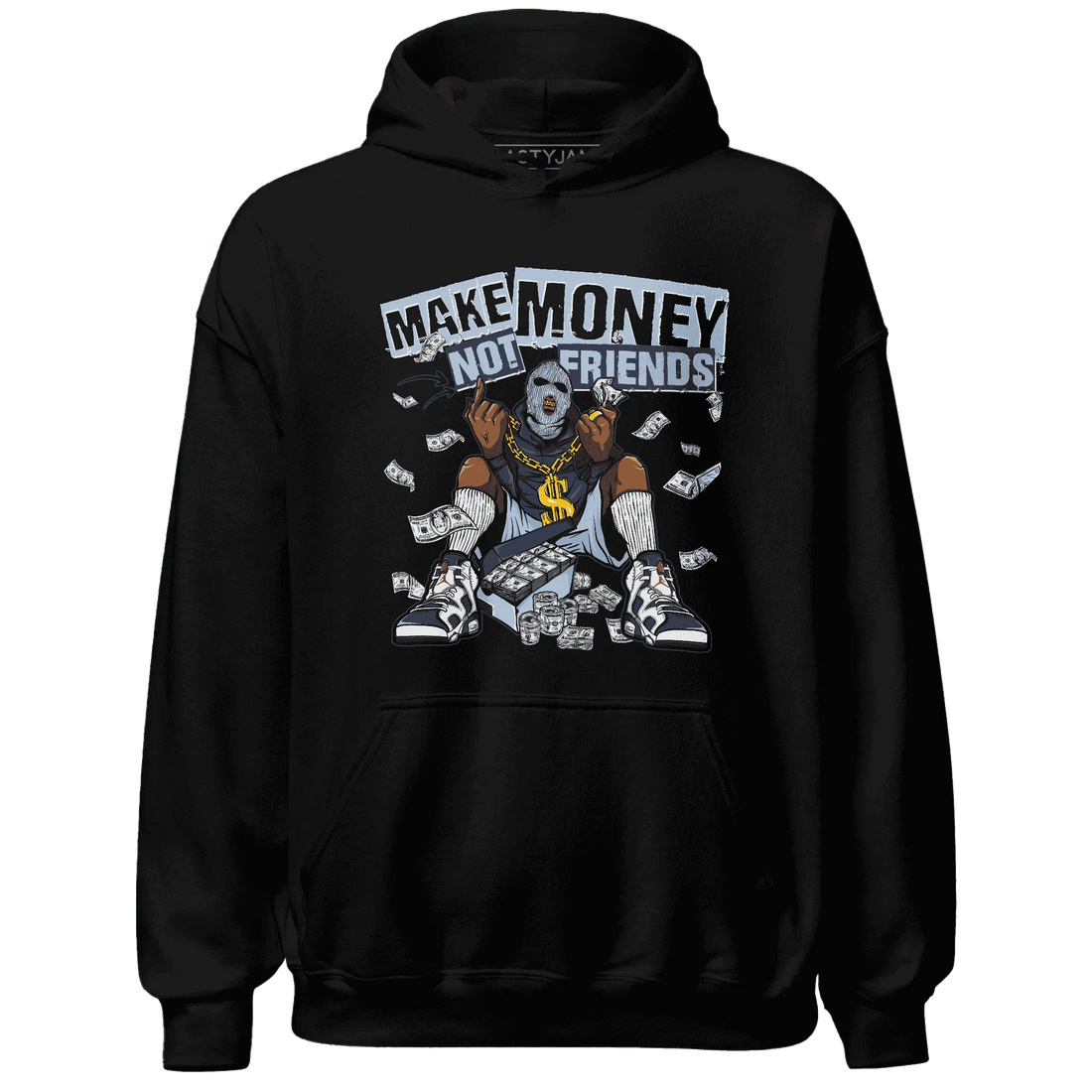 White-Navy-6s-Hoodie-Match-Make-Money-Not-Friends