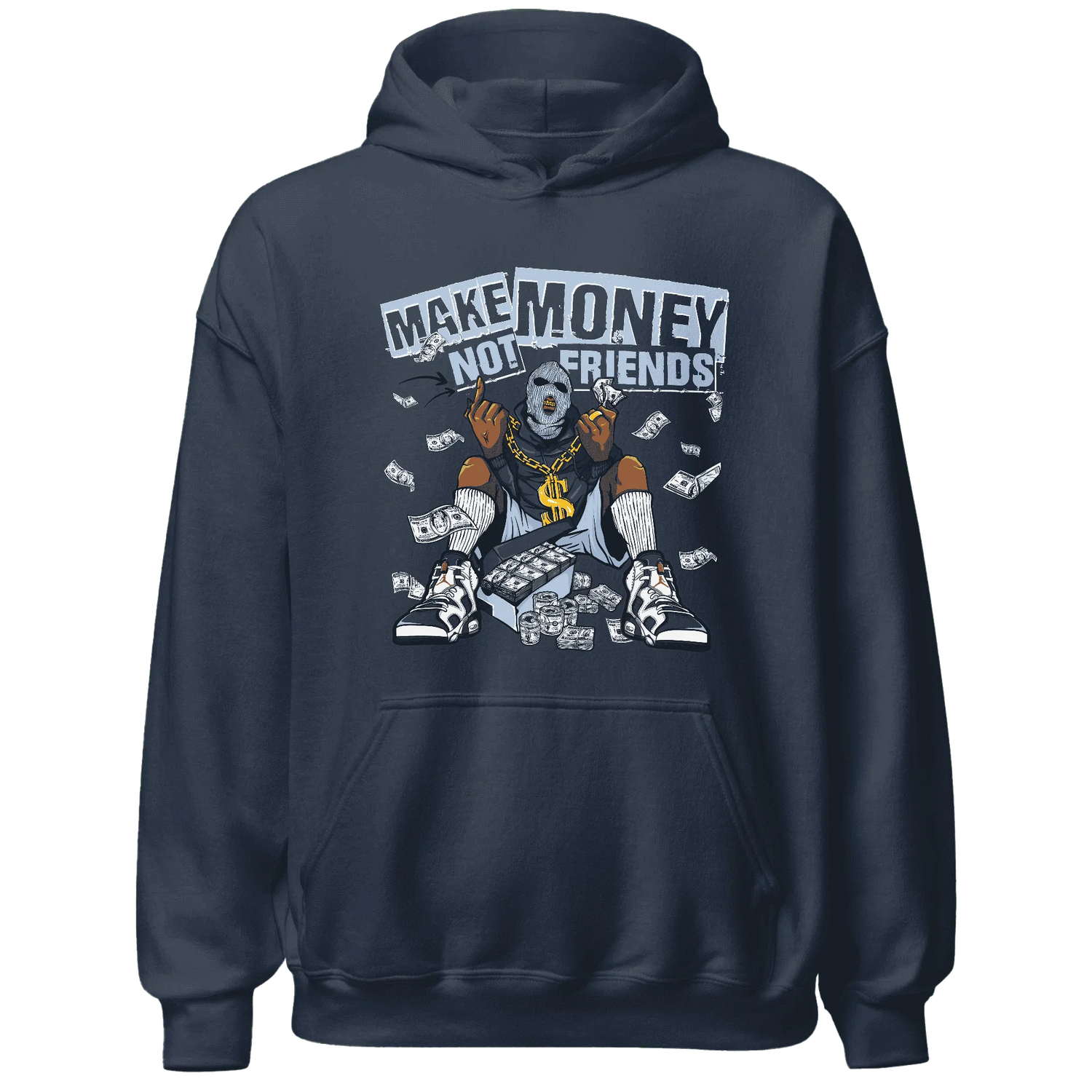 White-Navy-6s-Hoodie-Match-Make-Money-Not-Friends