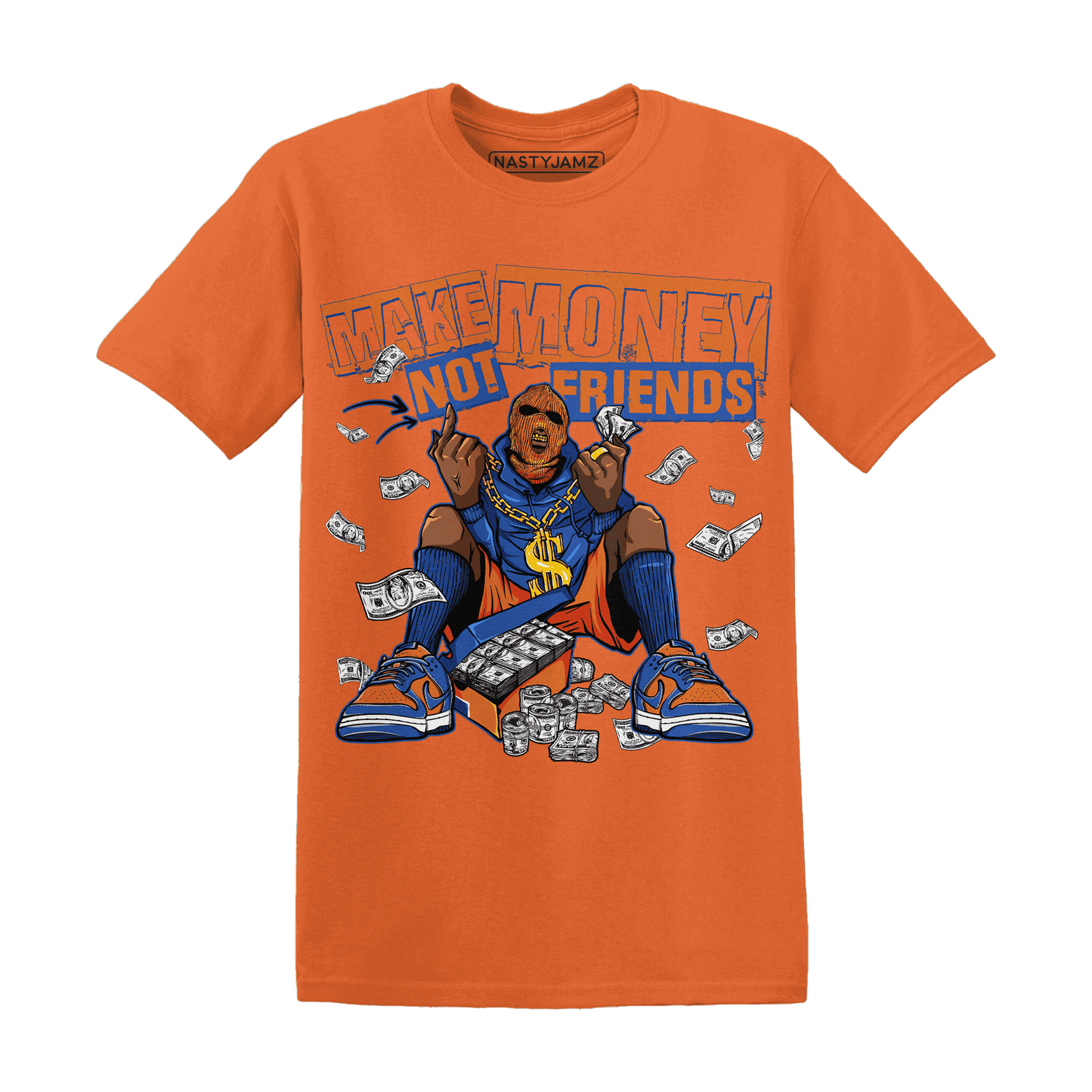 Dunk Low Knicks T Shirt Match Make Money Not Friends - NastyJamz