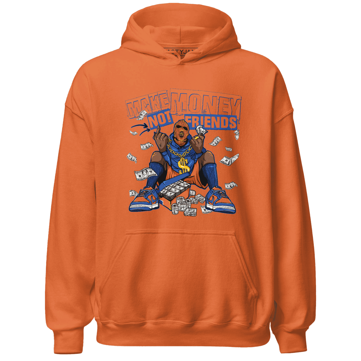 Dunk Low Knicks Hoodie Match Make Money Not Friends - NastyJamz