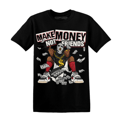 Jumman Jack University Red T Shirt Match Make Money Not Friends - NastyJamz