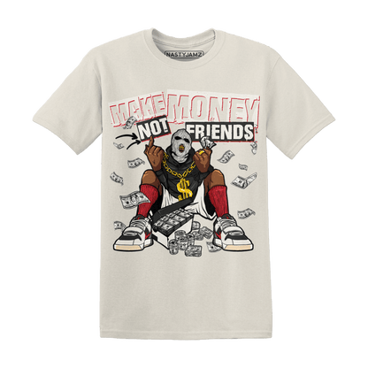 Jumman Jack University Red T Shirt Match Make Money Not Friends - NastyJamz