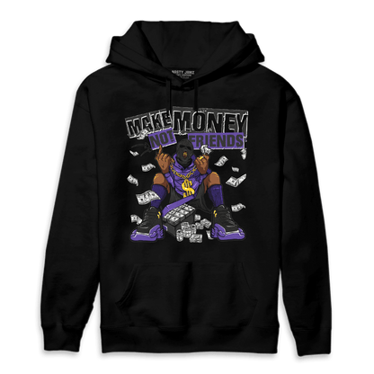 Field Purple 12s Hoodie Match Make Money Not Friends - NastyJamz