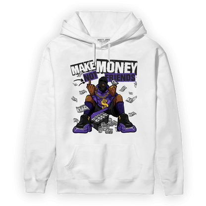Field Purple 12s Hoodie Match Make Money Not Friends - NastyJamz