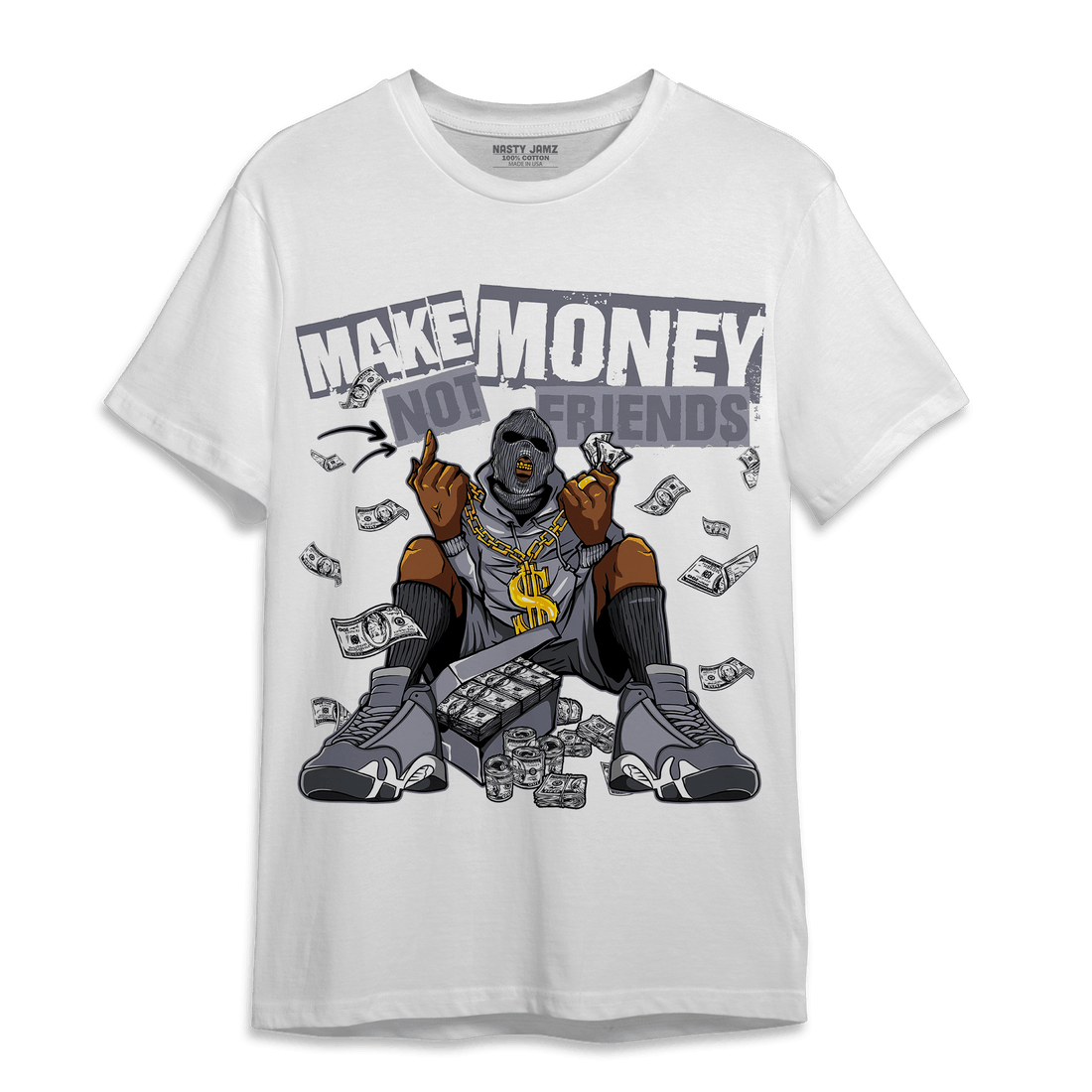 Stealth 14s T Shirt Match Make Money Not Friends - NastyJamz