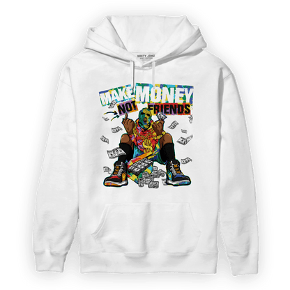 Mid GS Six Championships 1s Hoodie Match Make Money Not Friends - NastyJamz