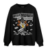 Retro High OG Black White 1s Sweatshirt Match Make Money Not Friends - NastyJamz