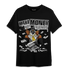 Retro High OG Black White 1s T Shirt Match Make Money Not Friends - NastyJamz