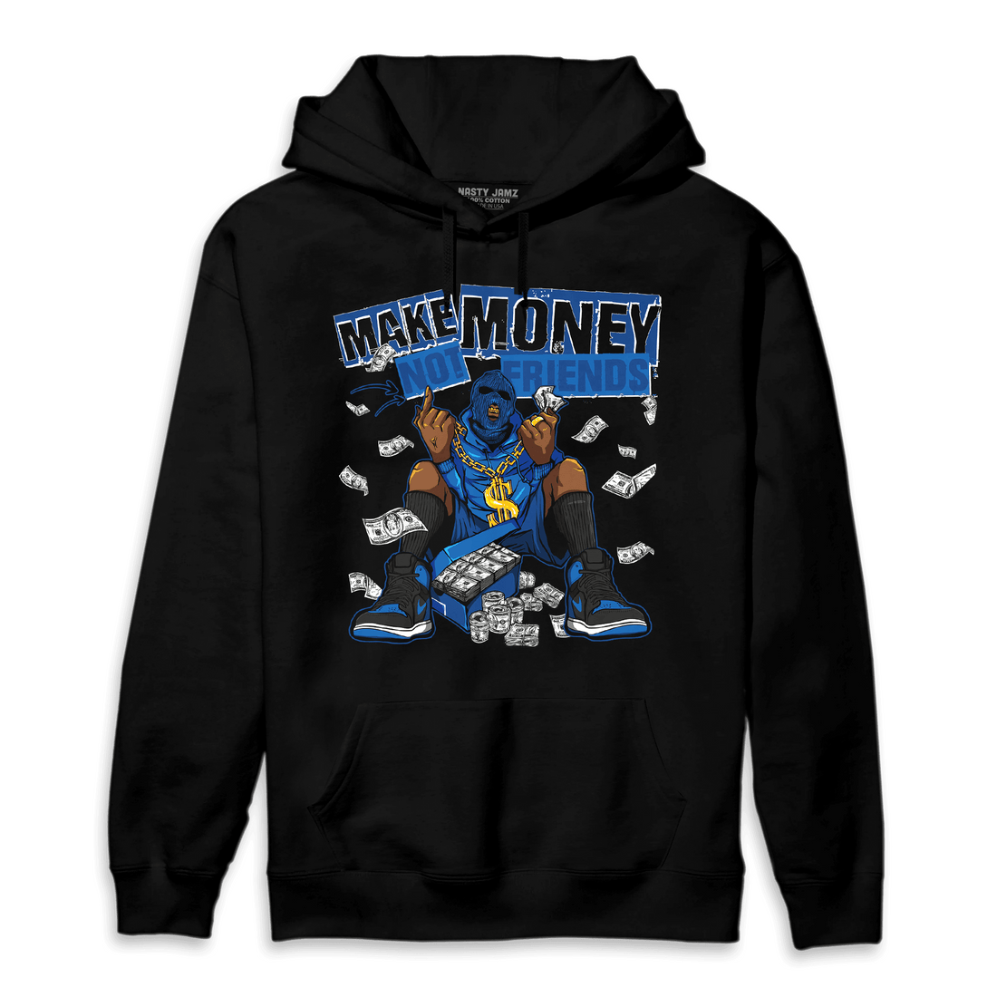 Royal Reimagined 1s Hoodie Match Make Money Not Friends - NastyJamz