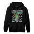 Green Glow 3s Hoodie Match Make Money Not Friends - NastyJamz