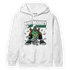 Green Glow 3s Hoodie Match Make Money Not Friends - NastyJamz