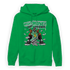 Green Glow 3s Hoodie Match Make Money Not Friends - NastyJamz