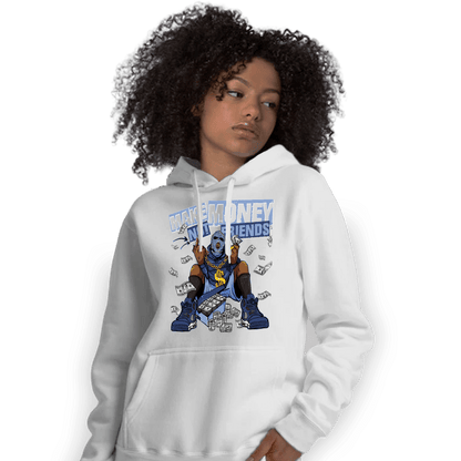 Midnight Navy 5s Hoodie Match Make Money Not Friends - NastyJamz