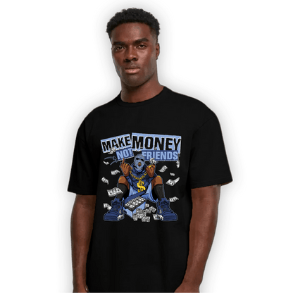Midnight Navy 5s T Shirt Match Make Money Not Friends - NastyJamz