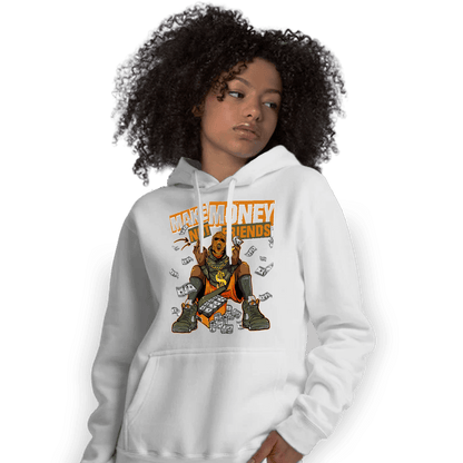 Olive 5s Hoodie Match Make Money Not Friends - NastyJamz