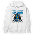 Powder Blue 9s Hoodie Match Make Money Not Friends - NastyJamz