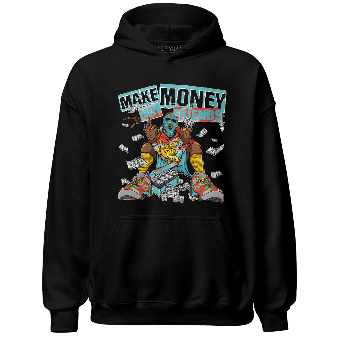 KB 8 Protro Venice Beach Hoodie Match Make Money Not Friends - NastyJamz