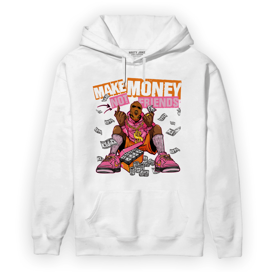 SB Dunk Blossom Hoodie Match Make Money Not Friends - NastyJamz