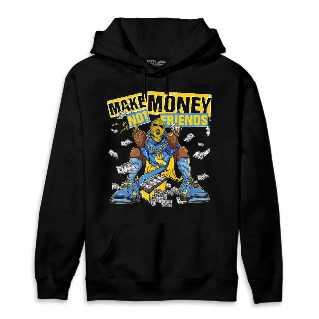 SB Dunk Bubbles Hoodie Match Make Money Not Friends - NastyJamz