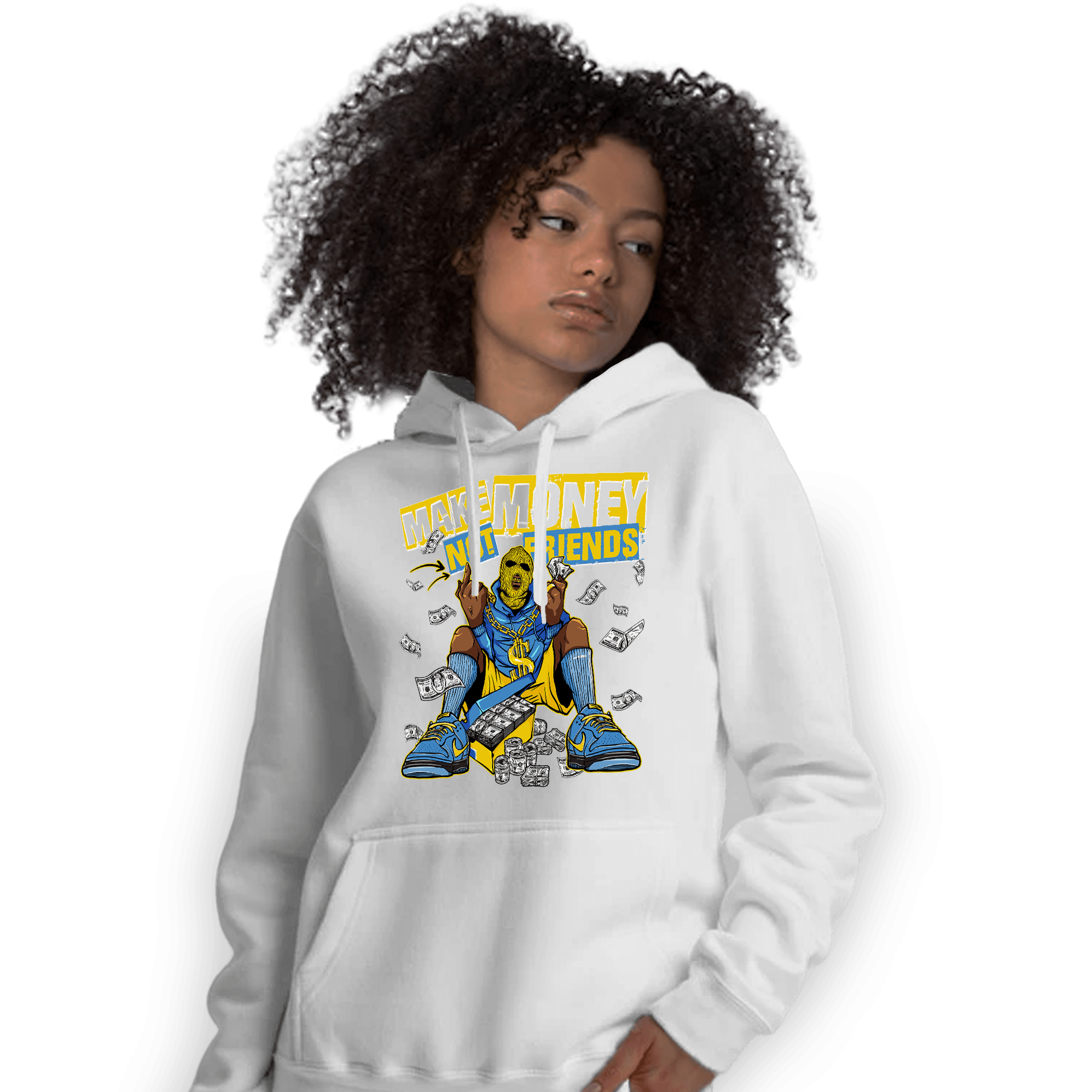 SB Dunk Bubbles Hoodie Match Make Money Not Friends - NastyJamz