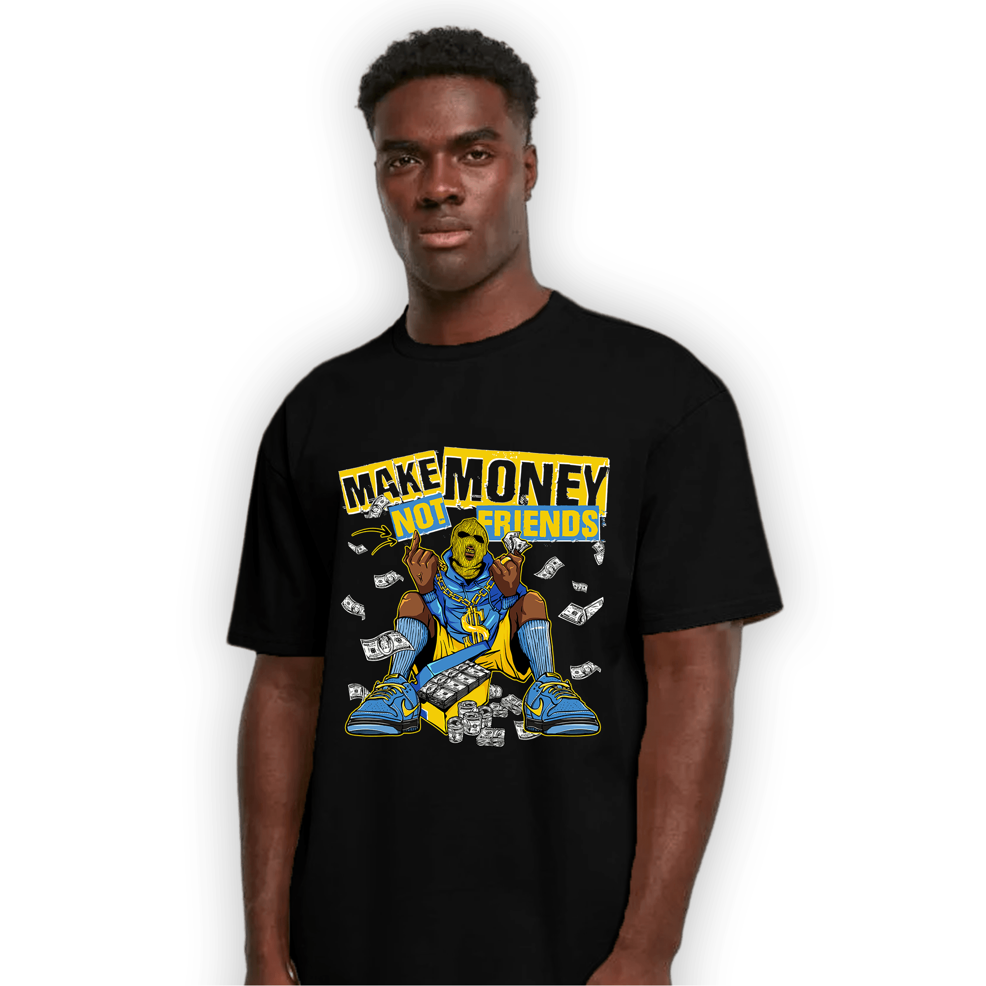 SB Dunk Bubbles T Shirt Match Make Money Not Friends - NastyJamz