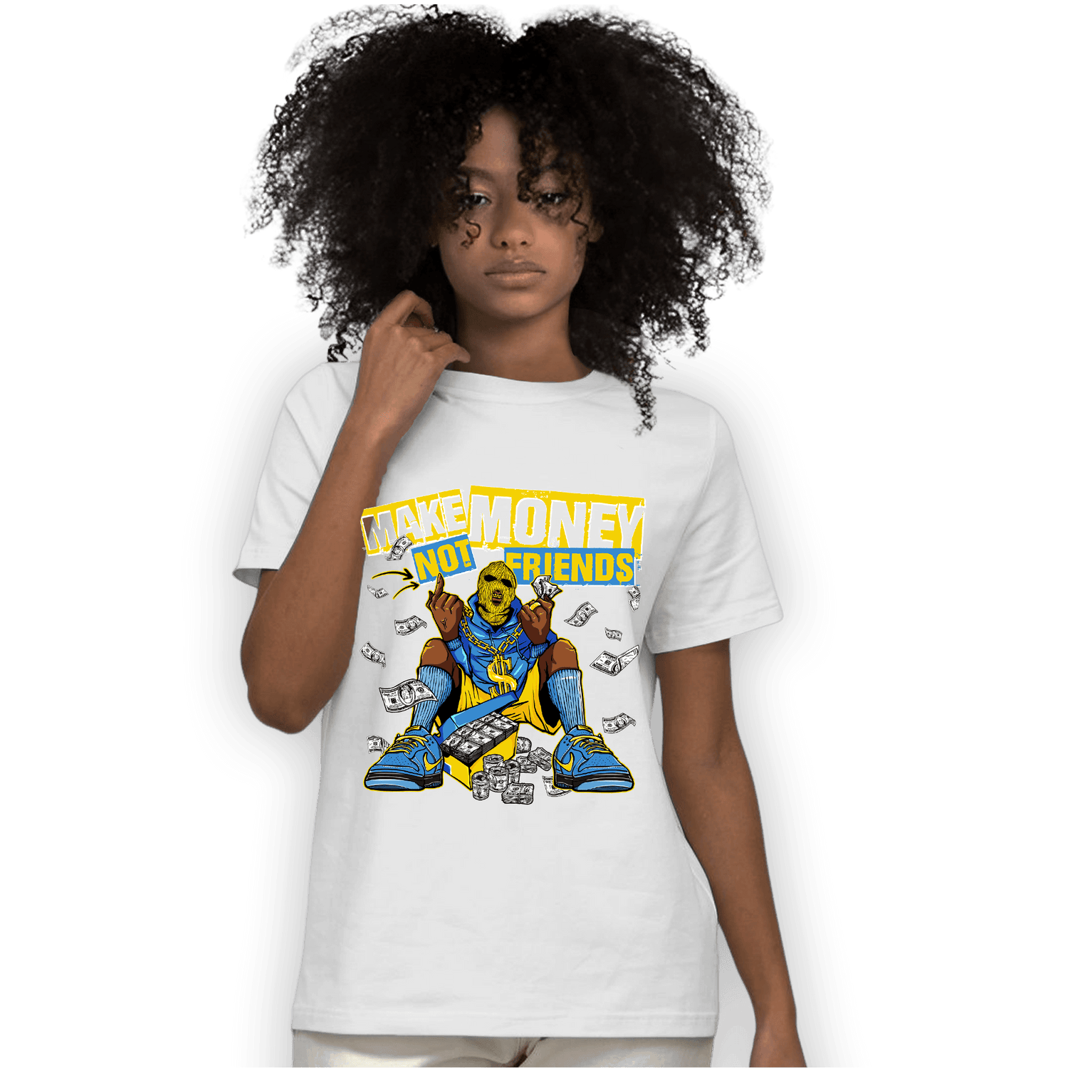 SB Dunk Bubbles T Shirt Match Make Money Not Friends - NastyJamz