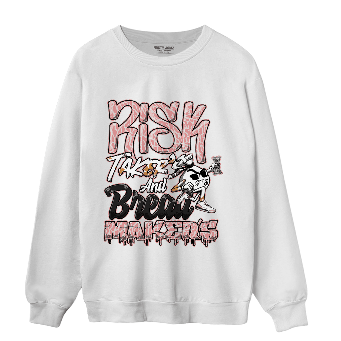 Red Stardust 3s Sweatshirt Match Making Our Bread - NastyJamz