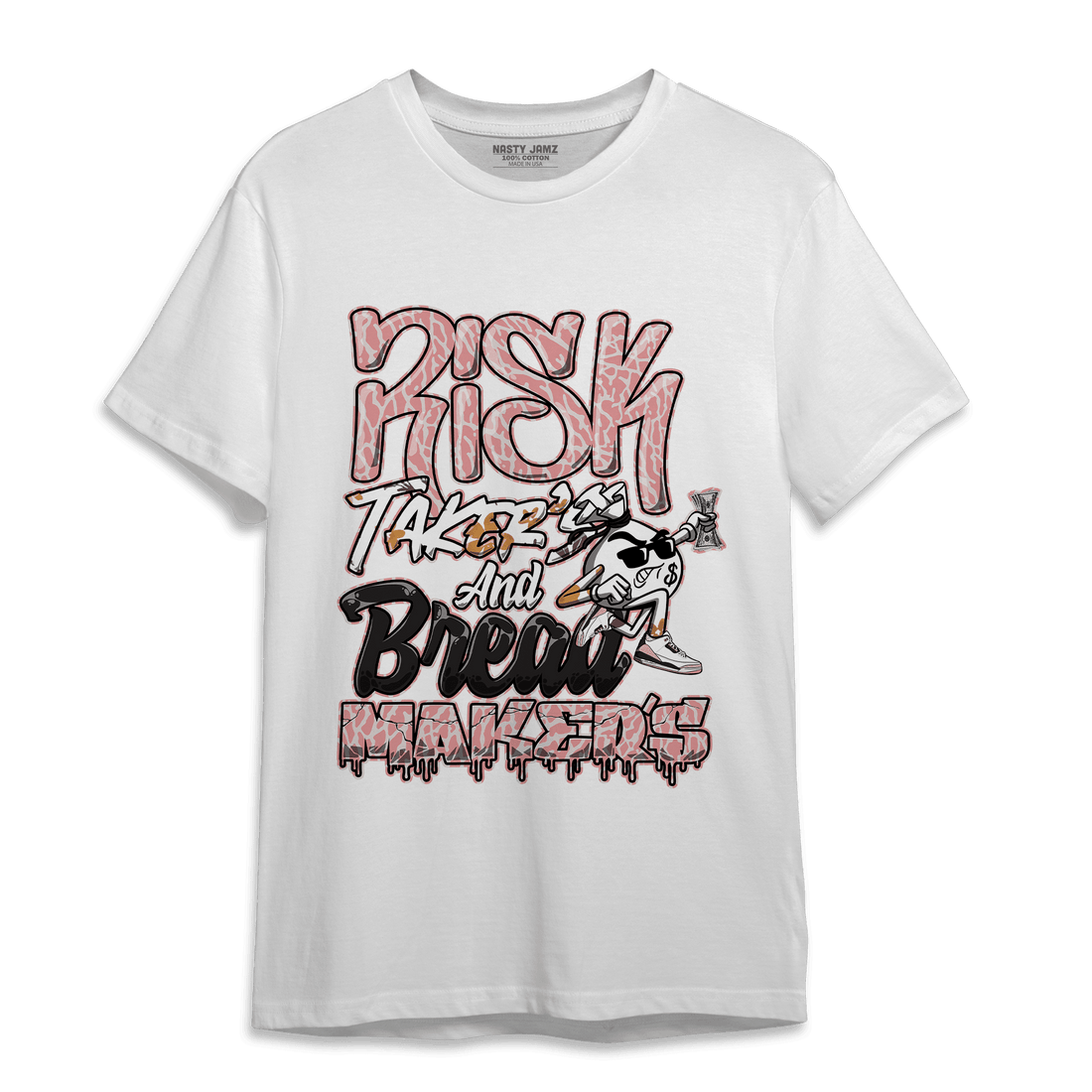 Red Stardust 3s T Shirt Match Making Our Bread - NastyJamz