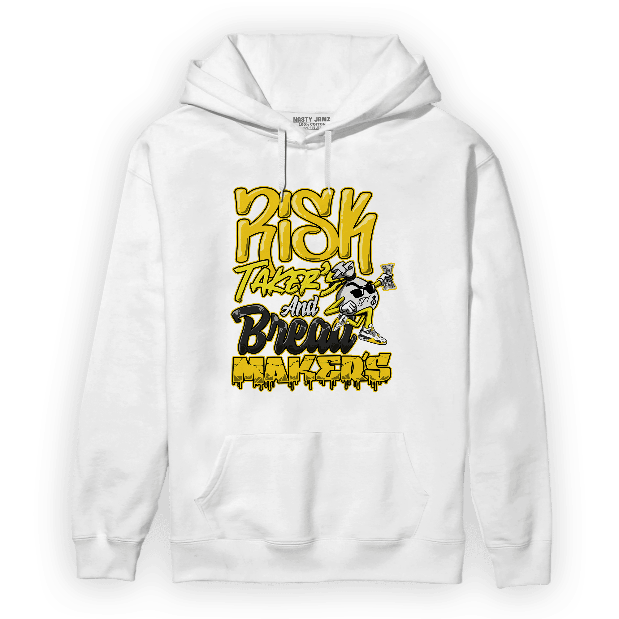 Vivid Sulfur 4s Hoodie Match Making Our Bread - NastyJamz