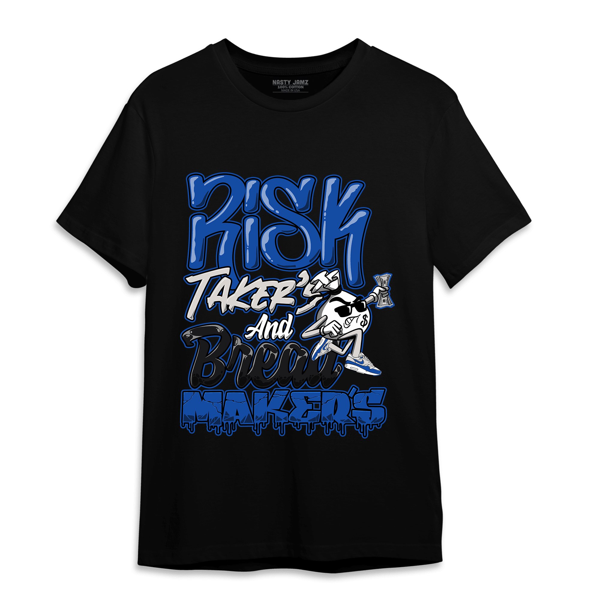 Air Max 1 86 Royal T Shirt Match Making Our Bread - NastyJamz