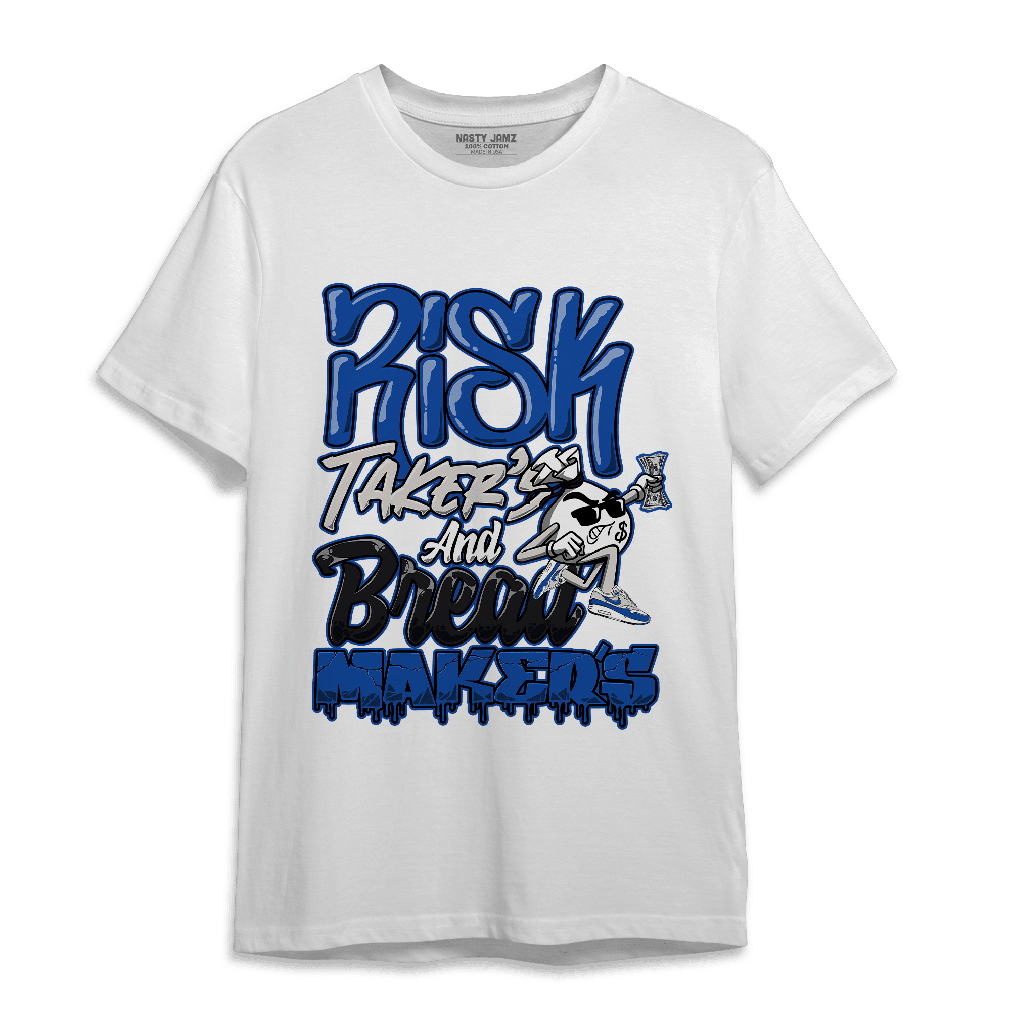 Air Max 1 86 Royal T Shirt Match Making Our Bread - NastyJamz