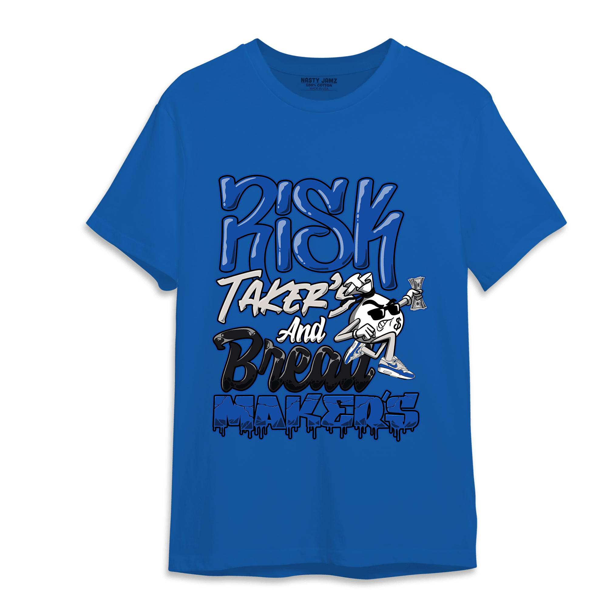 Air Max 1 86 Royal T Shirt Match Making Our Bread - NastyJamz